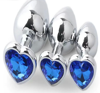 Metall-Analplug für Paare - Alternatives Lustspielzeug