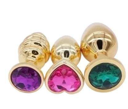 Metall-Analplug für Paare - Alternatives Lustspielzeug