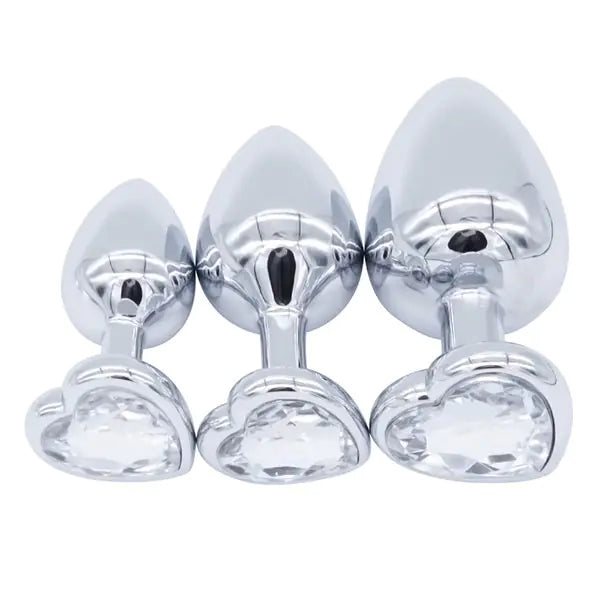 Metall-Analplug für Paare - Alternatives Lustspielzeug