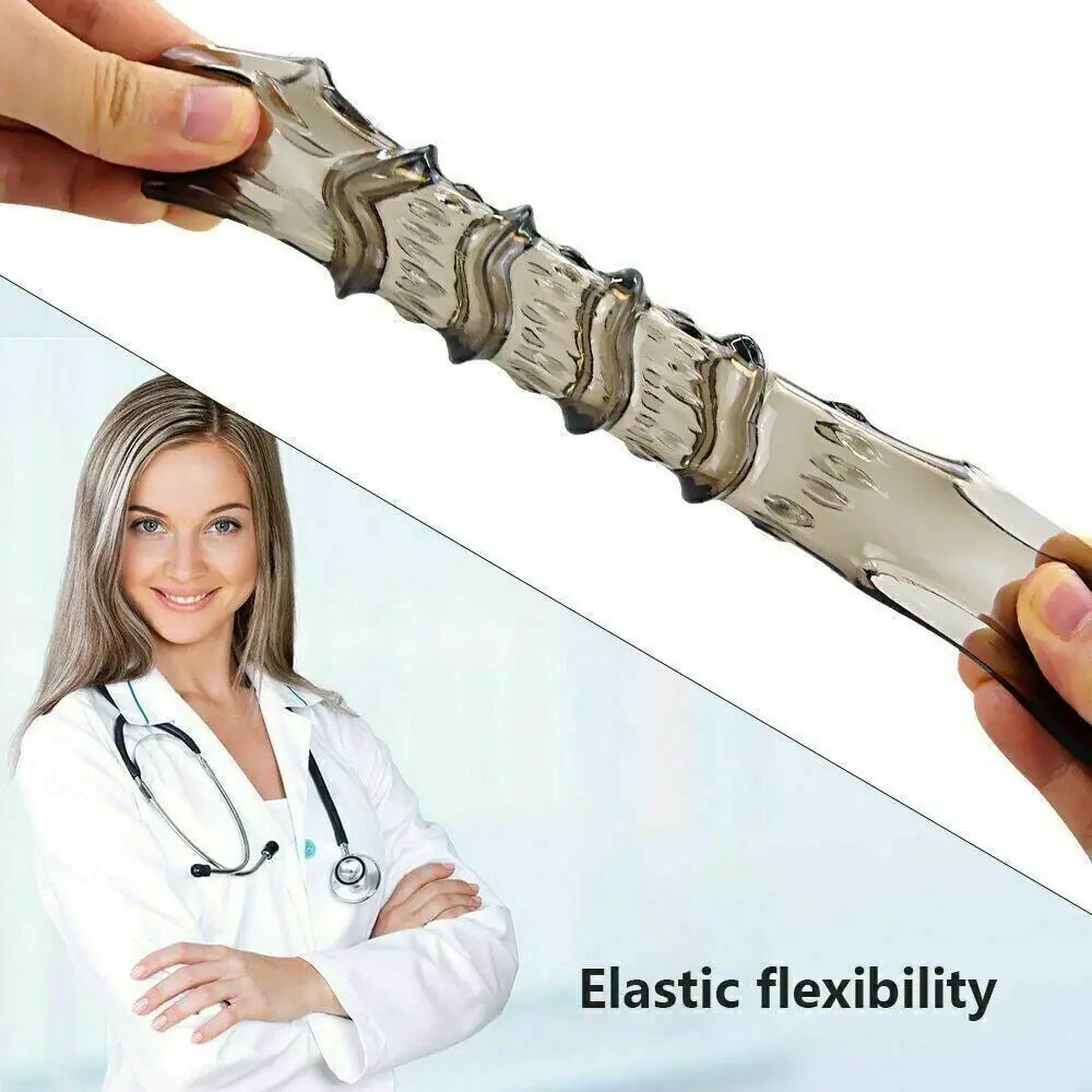 2PCS Wiederverwendbarer Penisring Glan Penisvergrößerer Verzögerung der Ejakulation Sleeve Extender